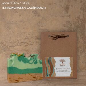 Jabón al Óleo Lemongrass y Caléndula 120gr