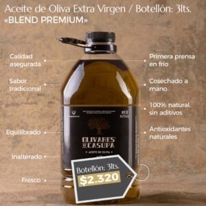 Aceite de Oliva Extra Virgen «Blend Premium» 3lts.