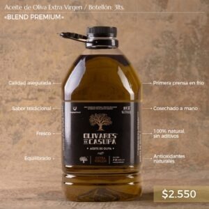Aceite de Oliva Extra Virgen «Blend Premium» 3lts.