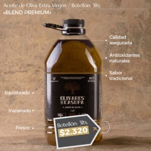 Aceite de Oliva Extra Virgen «Blend Premium» 3lts.