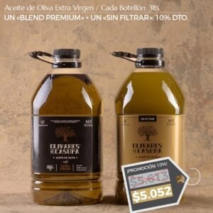 ¡PROMOCIÓN! Un «BP» + Un «SF» Dto. 10%. Dos Botellones 3lts.